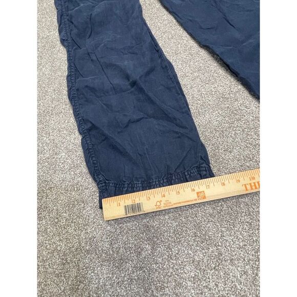 athleta womens pullon elastic pants sz 10 blue lightweight trouser - Picture 4 of 12